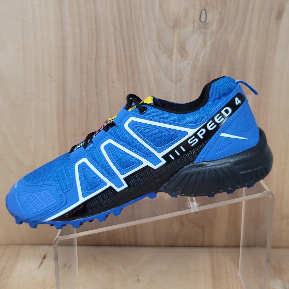 Keep Running Shoes Mens Size 44 Blue Speed 4 Trail Outdoor Athletic Sneakers LT - Picture 3 of 15